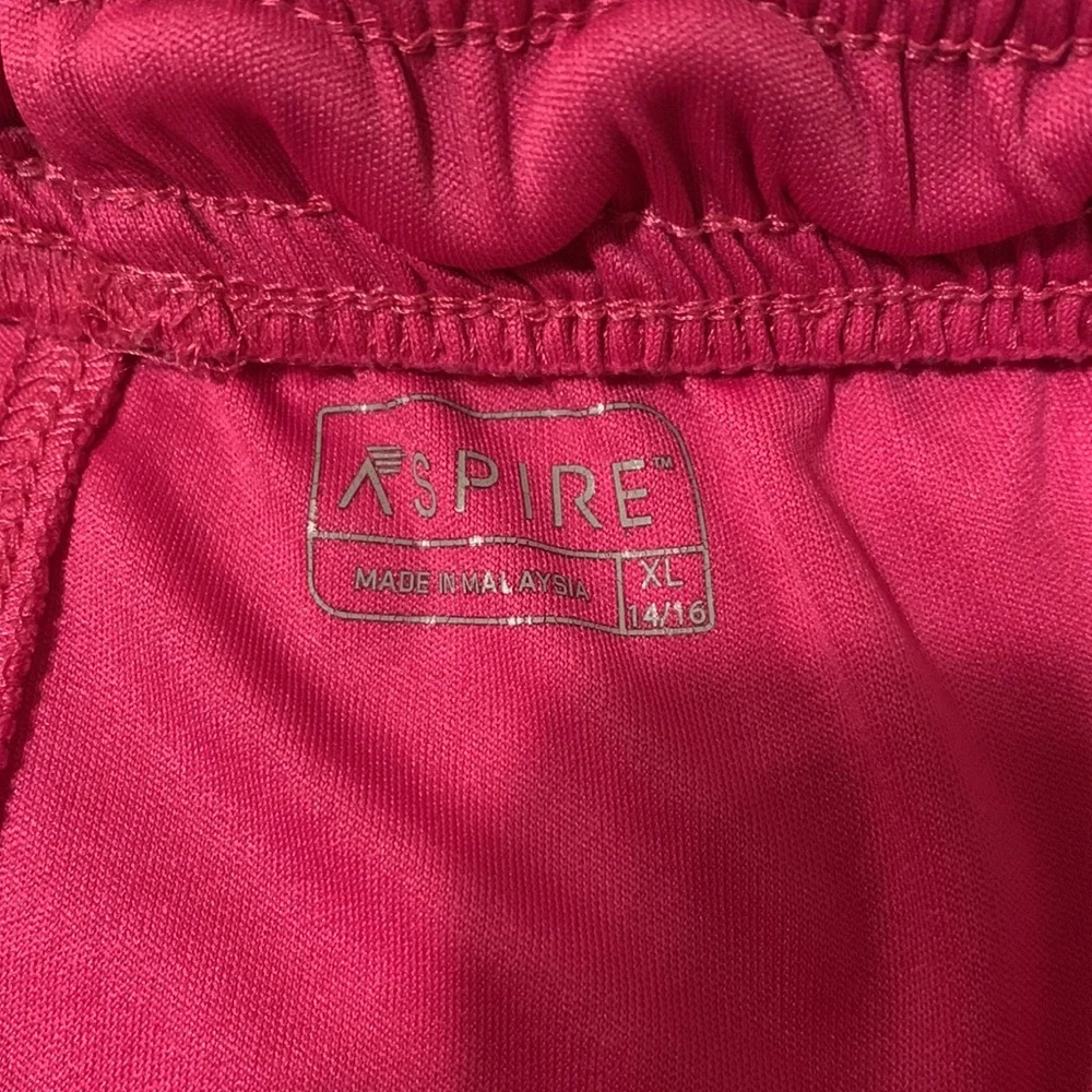 Pink Kids Aspire Athletic Shorts - Picture 2 of 5